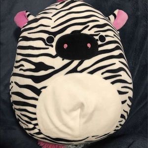 12” Squishmallow Tracy the zebra